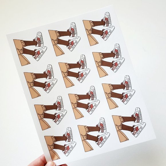 LB018.1 PoshStyle Sneaker Sticker [Price Firm] - Picture 4 of 8